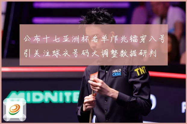 公布十七亚洲杯名单邝兆镭穿八号引关注球衣号码大调整数据研判